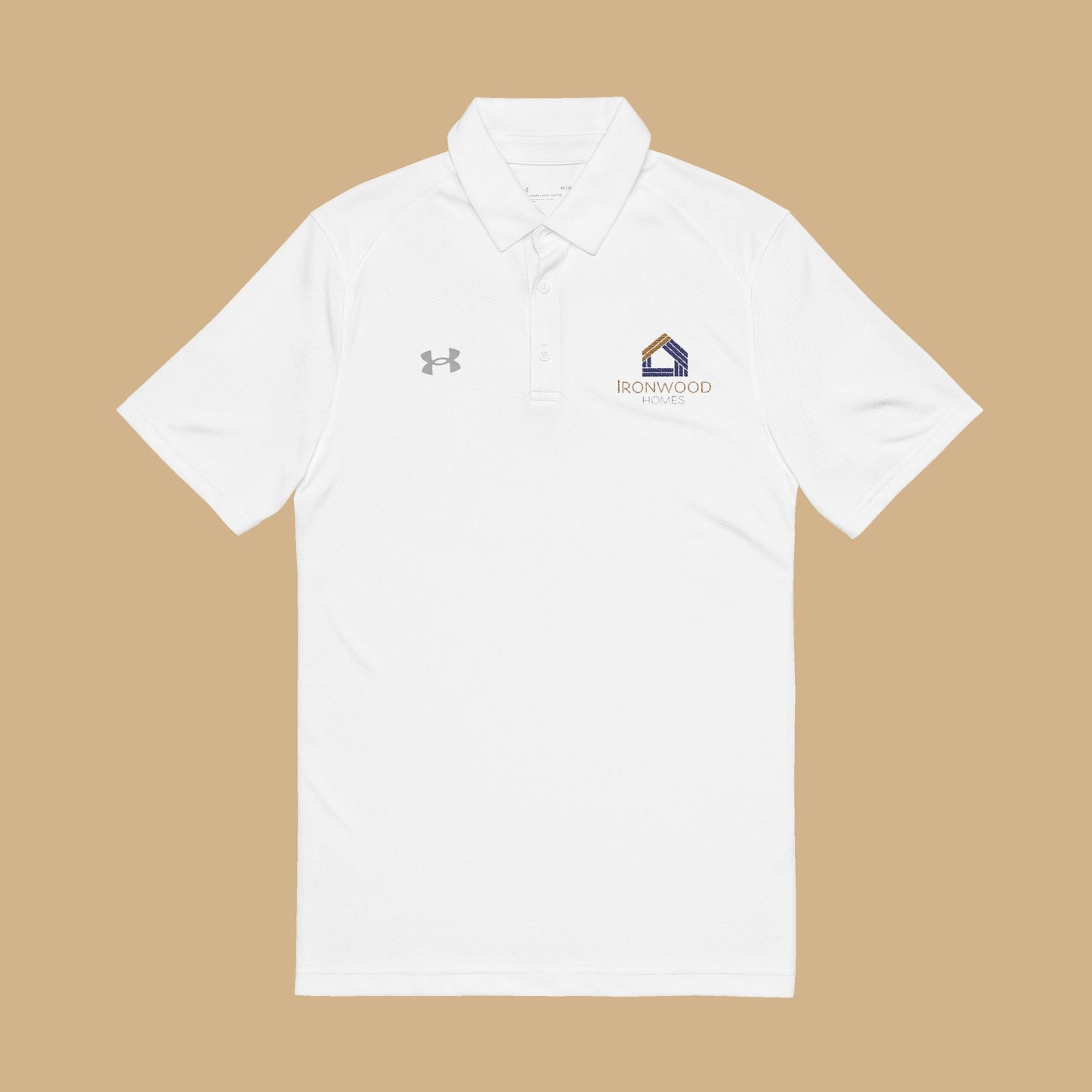 Under Armour Embroidered Polo Shirt - White