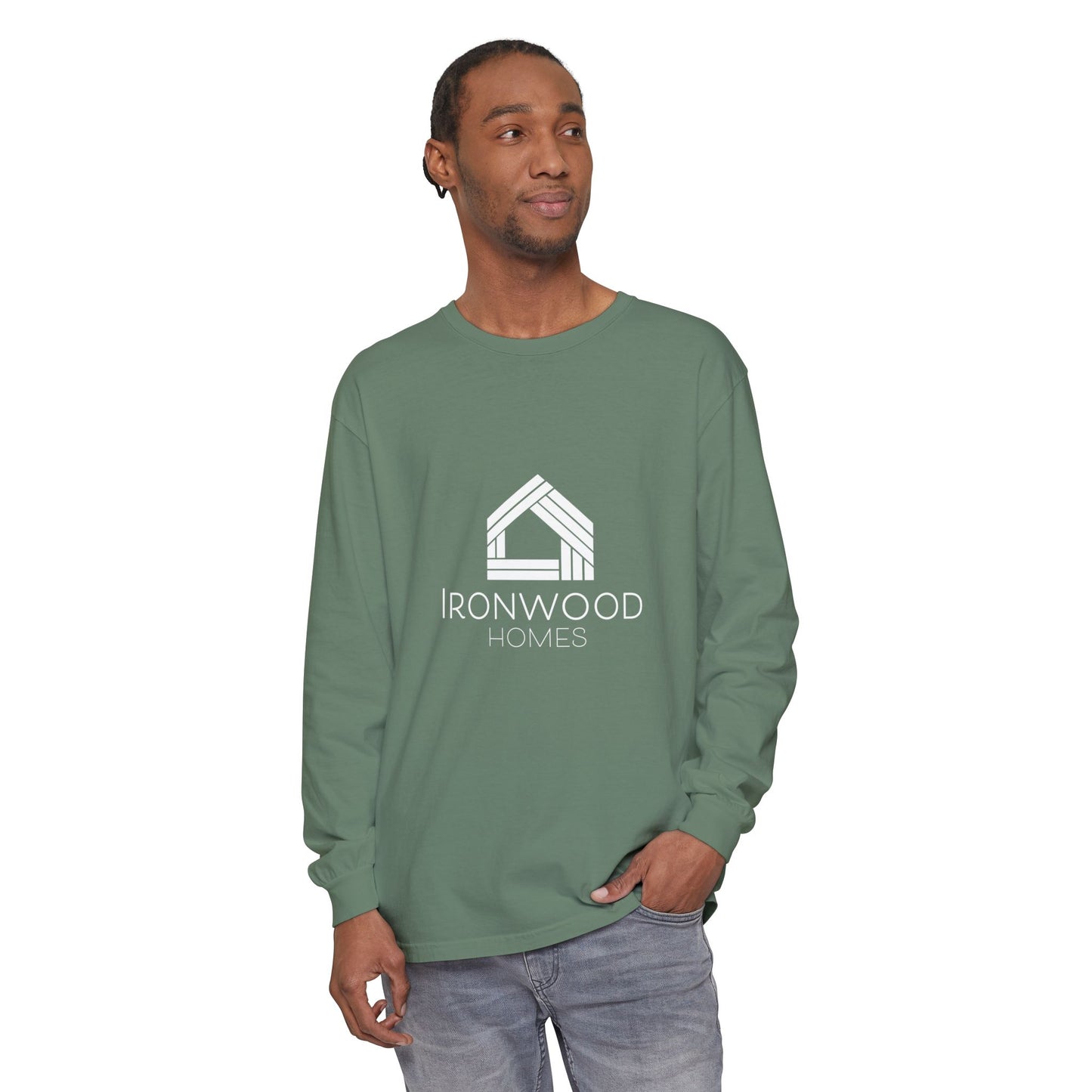 Unisex Garment-dyed Long Sleeve T-Shirt