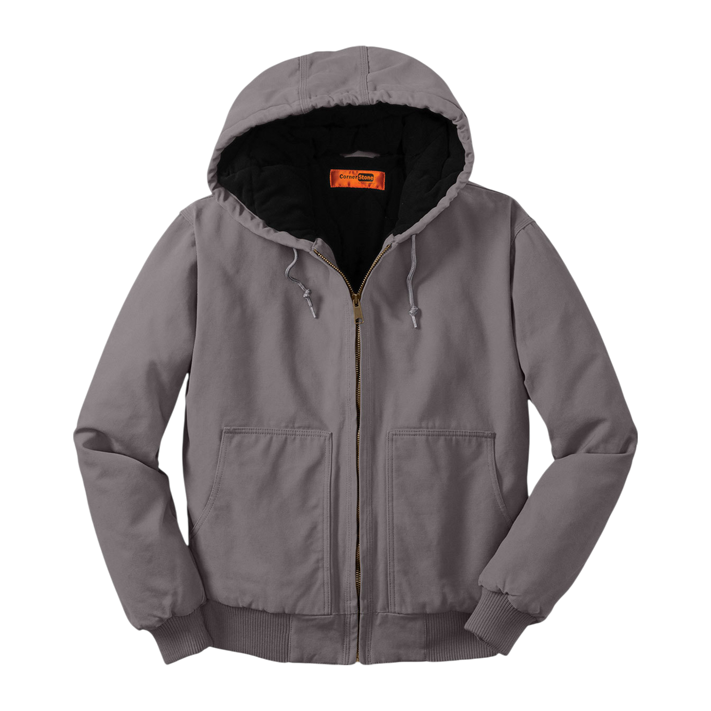Duck Cloth Hooded Work Jacket