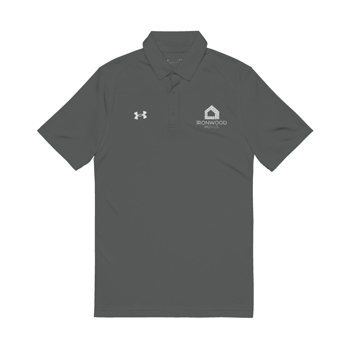 Under Armour Embroidered Polo Shirt - Black / Gray