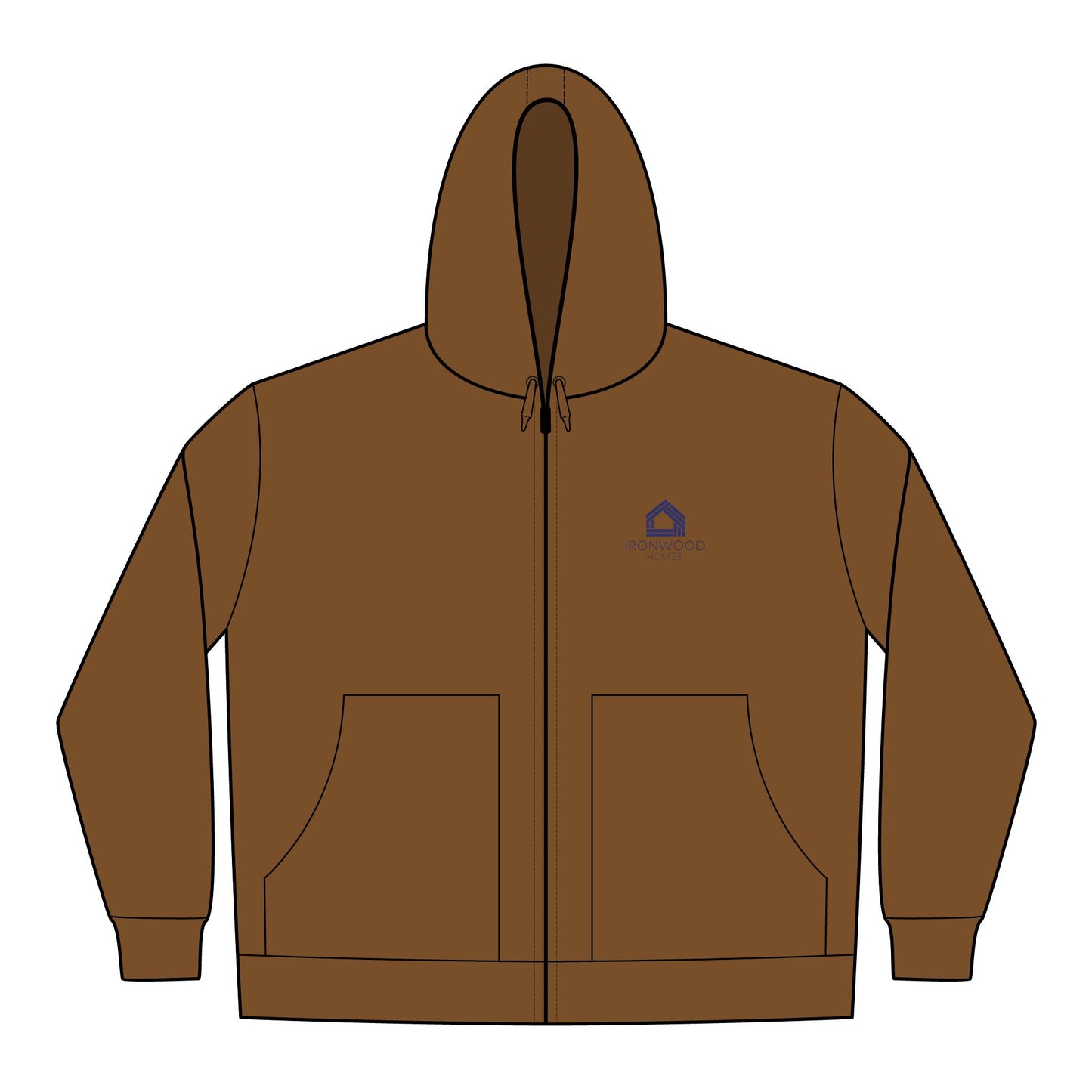 Duck Cloth Hooded Work Jacket
